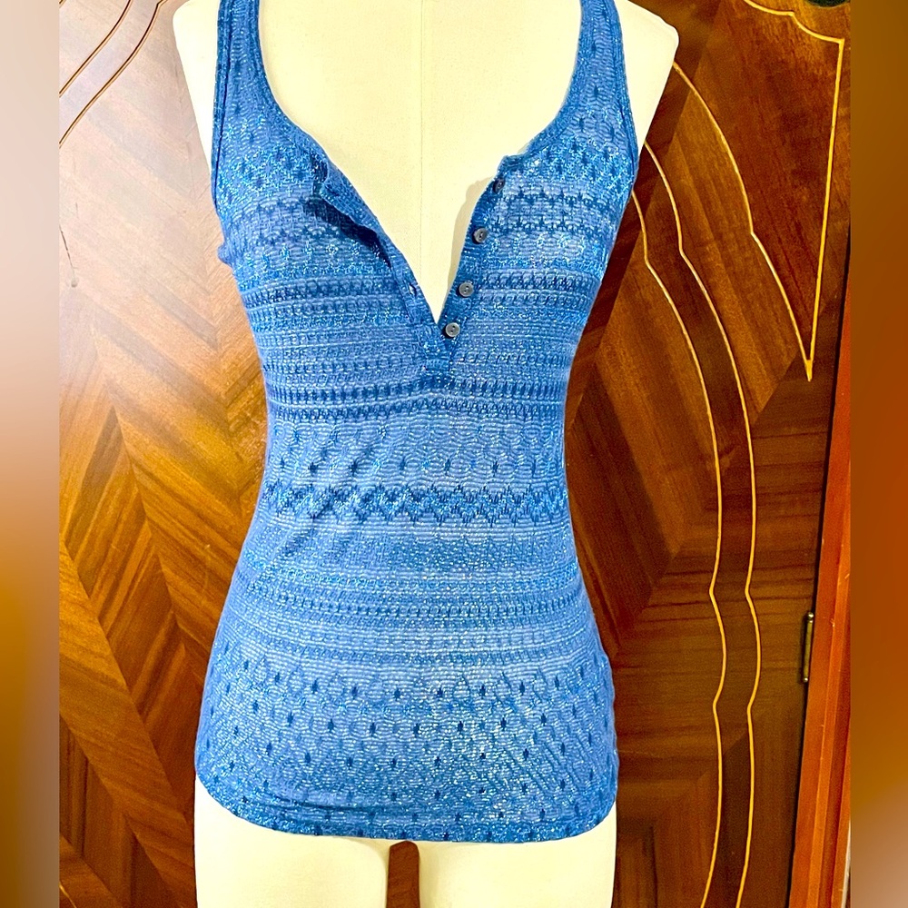 American Eagle Blue Tank Top